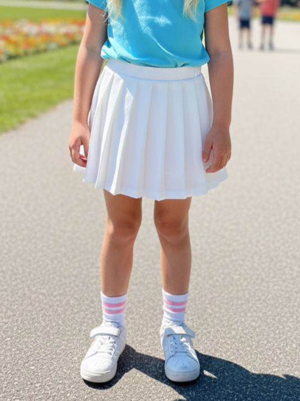 Girls white Kids Casual skirt-skort (6-7 years)